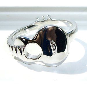 925 STERLING SILVER Acoustic Guitar Musician Ring